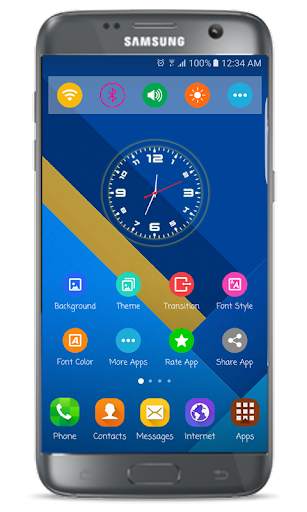 S7 Launcher and S7 edge theme screenshot 1