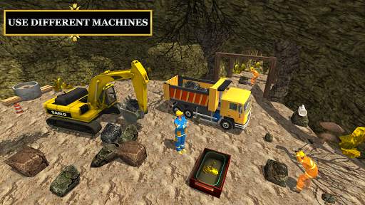 Cave Mine Construction Sim: Gold Collection Game screenshot 6