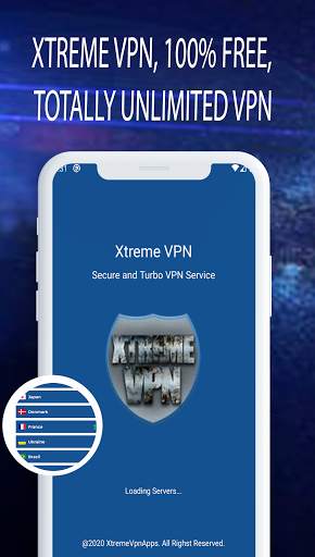 Xtreme VPN - Secure and Turbo VPN Service screenshot 1