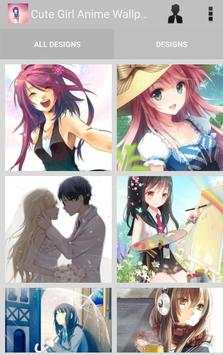 Cute Girl Anime Wallpaper screenshot 1
