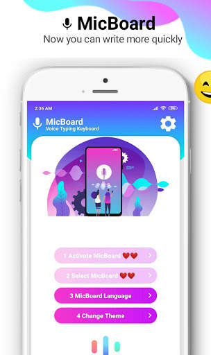 Voice Typing Keyboard: Speech To Text - MicBoard screenshot 2
