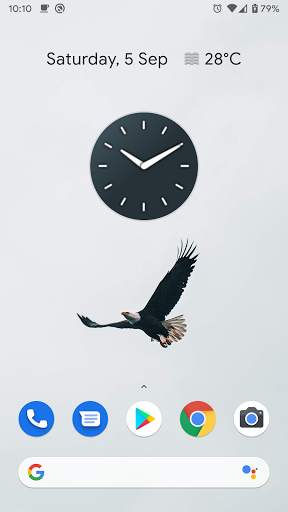 Clean Clock Widget screenshot 3