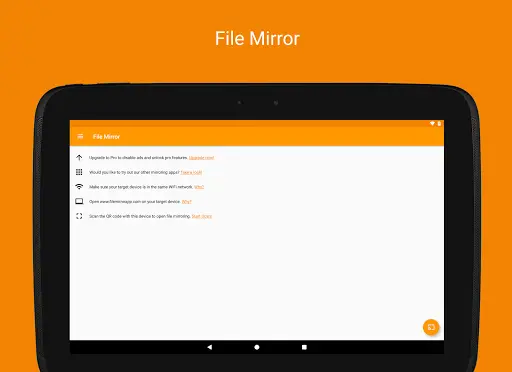 WiFi file transfer screenshot 1