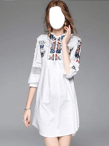 Embroided Shirt - Women Selfie screenshot 2