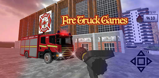Put out the fire with a fire truck screenshot 1