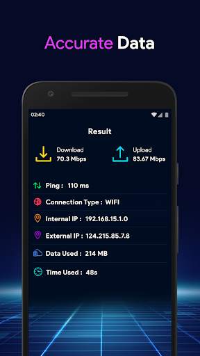 Internet Speed Meter-Speed Test 3 تصوير الشاشة
