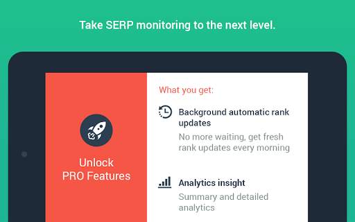SEO SERP mojo - Rank Tracker 7 تصوير الشاشة