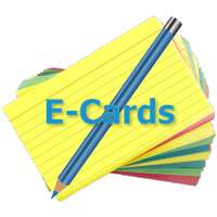 E-Cards Flashcards: Study a language w/ flashcards on 9Apps