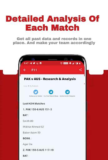 F11Sports - Daily Fantasy Tips screenshot 6