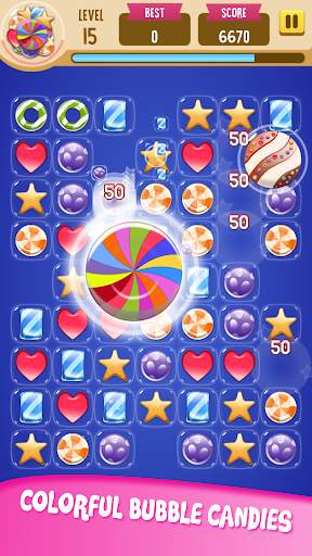 Bubble Candy: Match 3 Game (Addictive Puzzles) screenshot 3