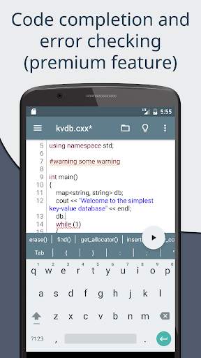 Cxxdroid - C/C   compiler IDE screenshot 6