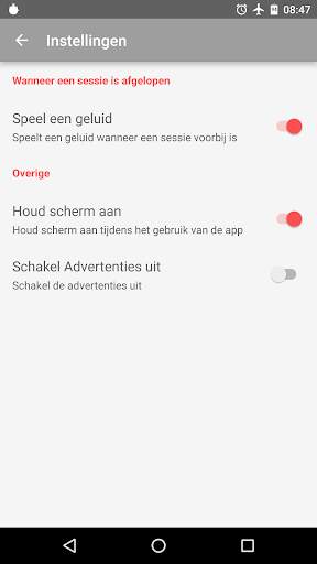 ClearMind Productiviteit Timer screenshot 3