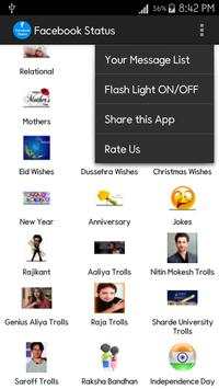 Mobile Facebook Status 15000  screenshot 2