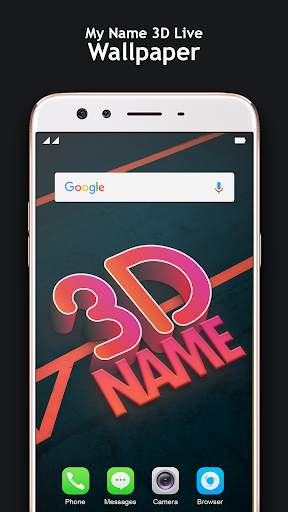 My Name 3D Live Wallpaper screenshot 1