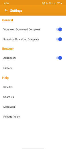 DUc Browser 2021- Fast, Secure, Mini & Sax Browser screenshot 6