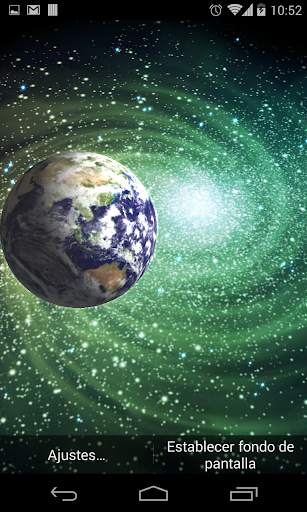 3D Galaxy Live Wallpaper HD screenshot 4