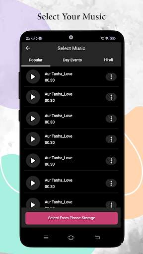 Adob Video Status Maker of Photos with Music screenshot 6