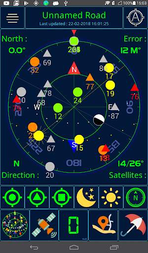 GPS स्थिति और मौसम स्क्रीनशॉट 1
