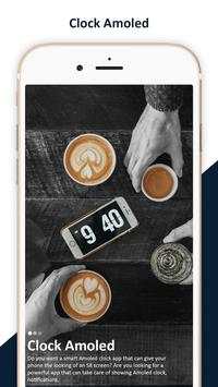 Amoled Clock - Clock Wallpaper 1 تصوير الشاشة