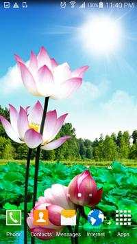 Lotus live wallpaper screenshot 4