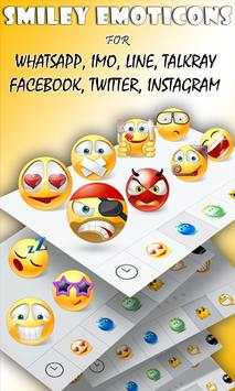 Smiley Emoticon for Messengers screenshot 1