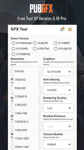 GFX Tool for PUBG - Guide for pubg 2020 скриншот 1