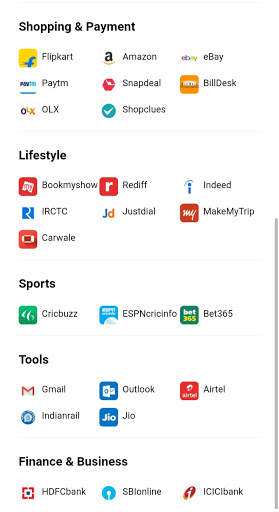Android Browser - 4G Mini Private Web UC Browser screenshot 3