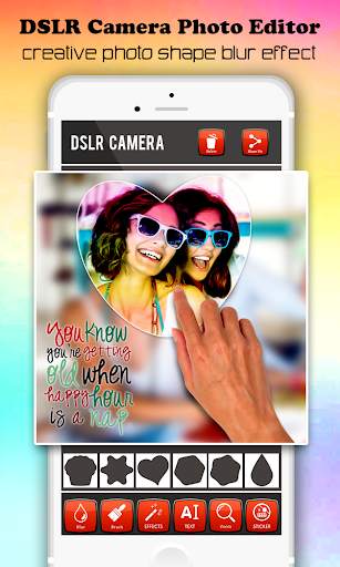 DSLR Camera Effect - Touch Photo Blur Background screenshot 1