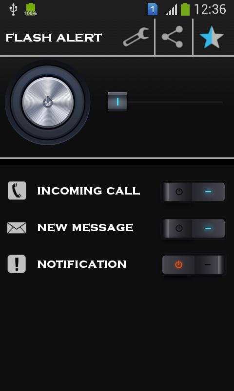 Flash Alert on Call screenshot 2
