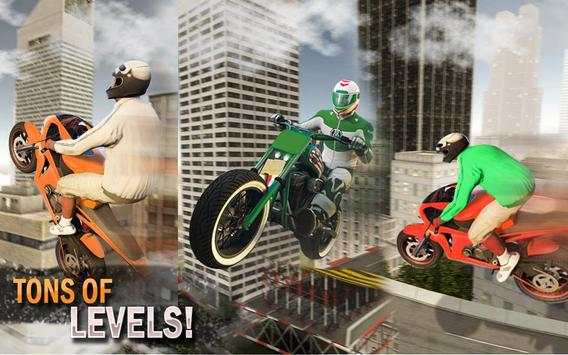 City bike stunt impossible motocross racing game screenshot 4