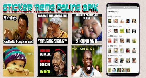 Stiker Meme Perang Gambar WAStickerApp screenshot 1