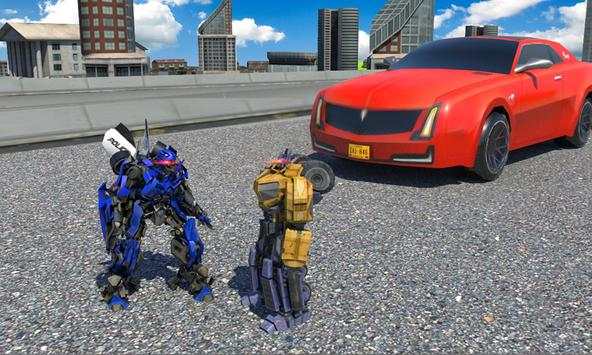 Mini Police War Robot स्क्रीनशॉट 2
