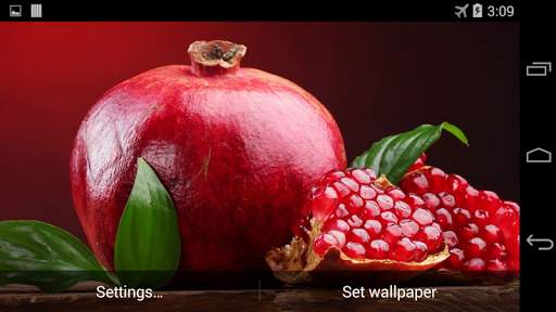 Pomegranate Live Wallpaper screenshot 4