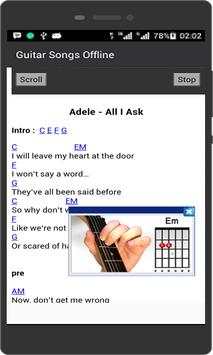 Guitar Songs Offline 5 تصوير الشاشة
