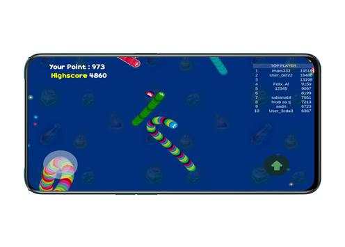 Snake Zone : Cacing land Worm-io screenshot 6