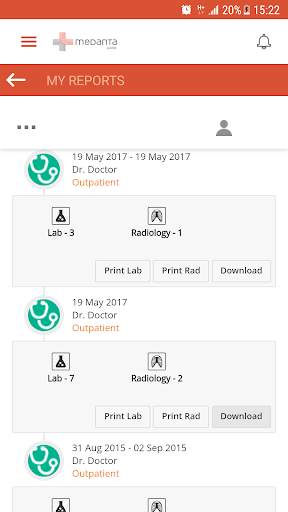 Medanta eCLINIC - Patient App screenshot 4
