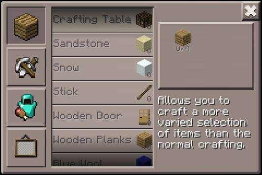 Crafting Guide Minecraft PE screenshot 1