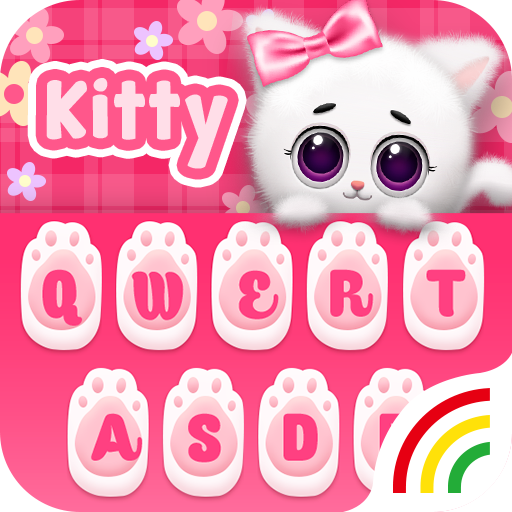 Pink Kitty Keyboard Theme icon