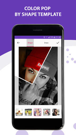 Splash color effect - Photo recolor screenshot 1