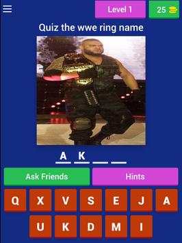 Quiz WWE ring name screenshot 5