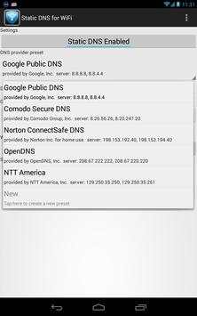 Static DNS for WiFi screenshot 4