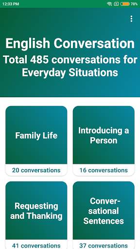 English conversation everyday 1 تصوير الشاشة