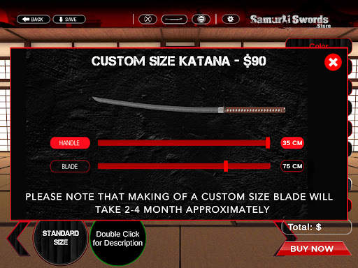 Samurai Swords Store screenshot 16