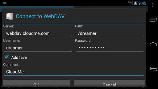 WebDAV for Ghost Commander screenshot 2