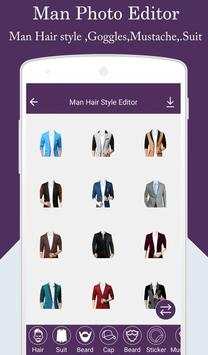 Man Photo Editor : Man Hair Style,Mustache,Suit screenshot 4