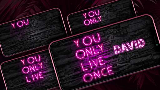 Neon Lights - Text Photo Editor 5 تصوير الشاشة