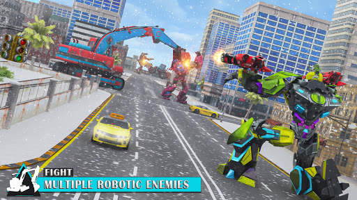 Heavy Excavator Robot Game screenshot 2