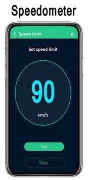 Speedometer Dash Cam: Speed Limit & Car Video App скриншот 2