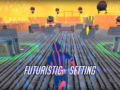Parkour 3D Robot Runner 2049 18 تصوير الشاشة