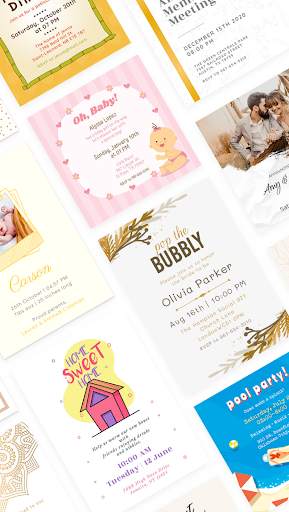Invitation Card Maker: Ecards & Digital Card screenshot 2